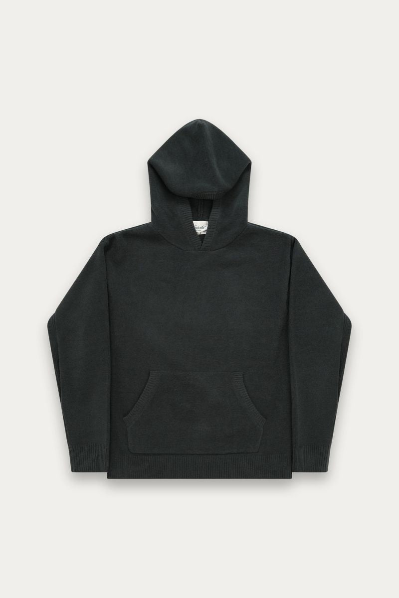 Textured Knit Hoodie