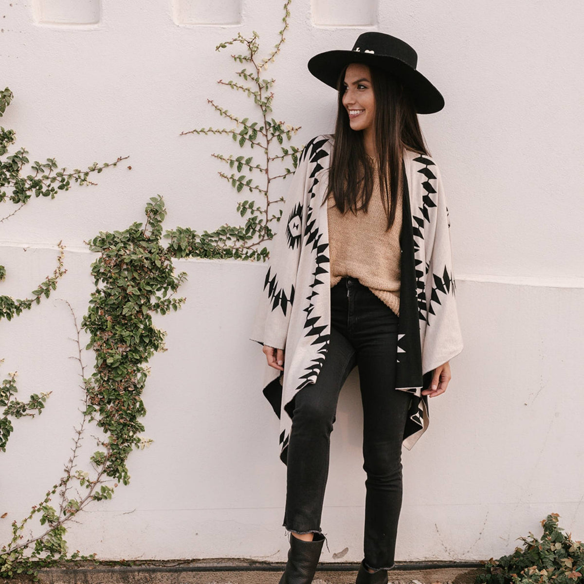Ivy Ruana Alpaca Sweater
