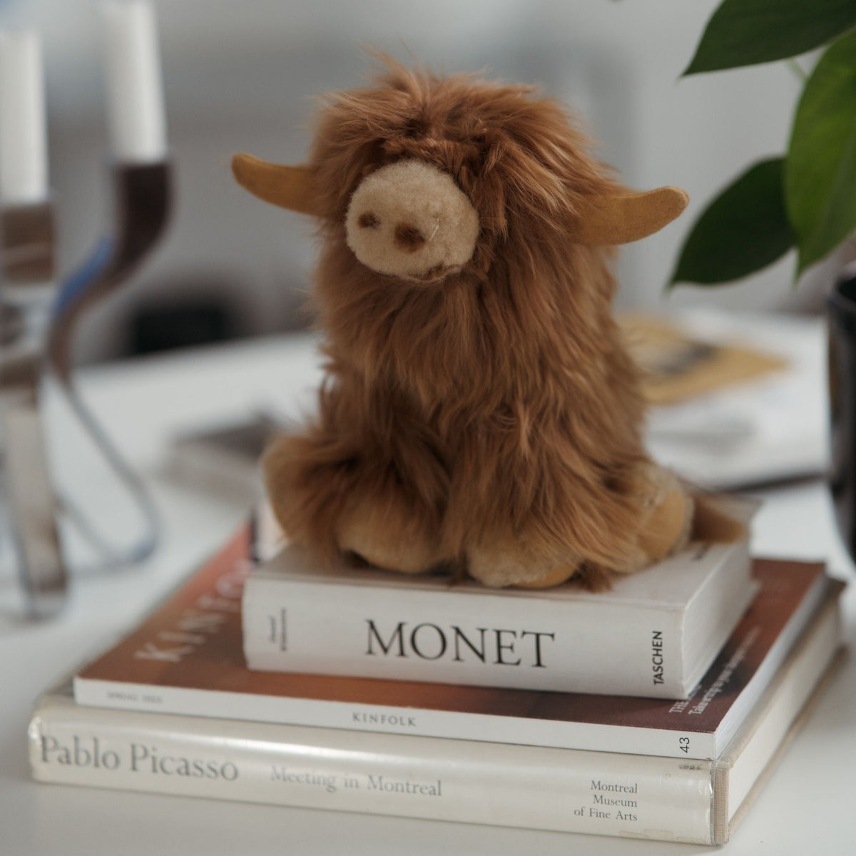 Alpaca Fur Highland Cow 8.5”