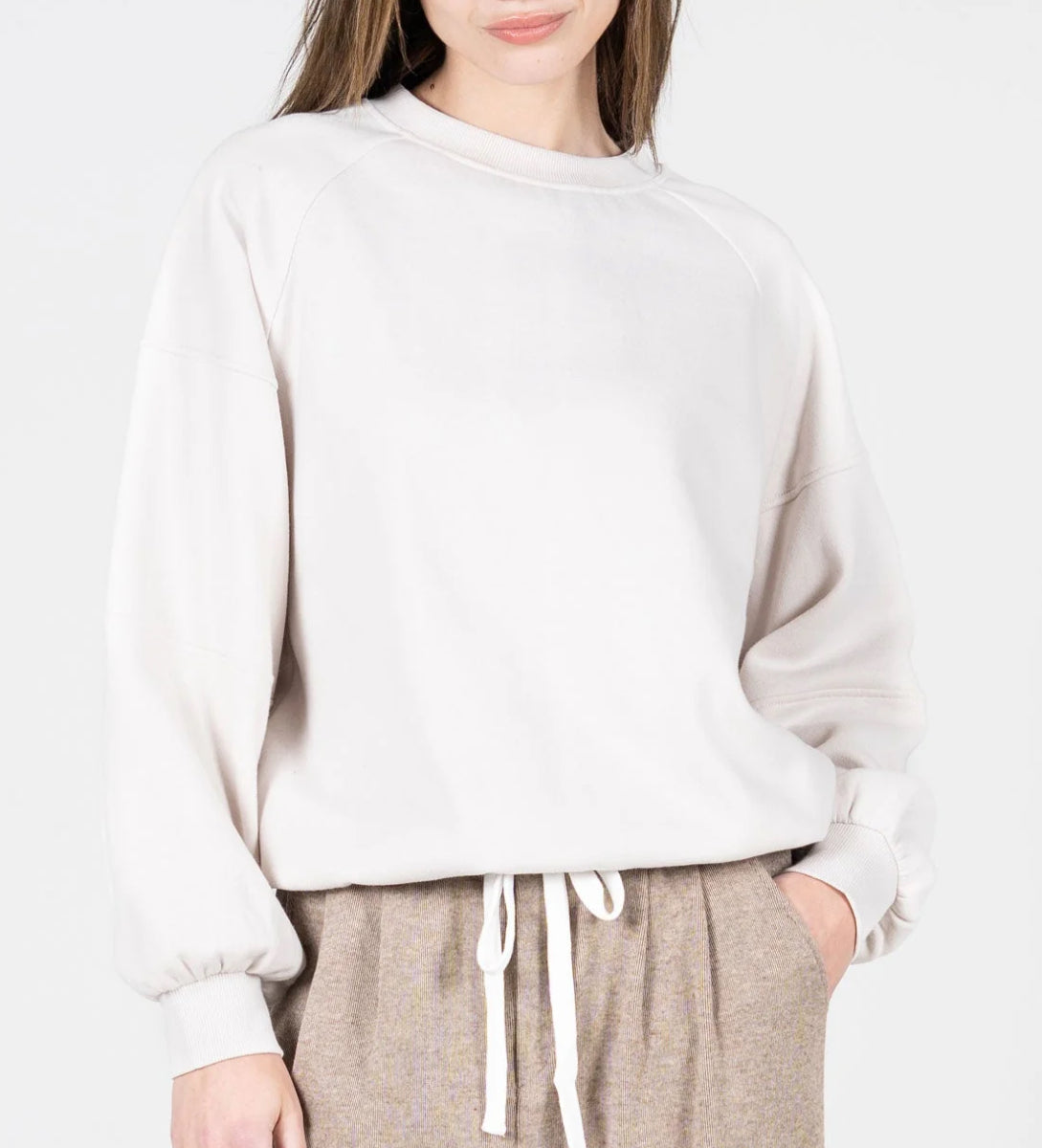 Oversized Fleece Crew