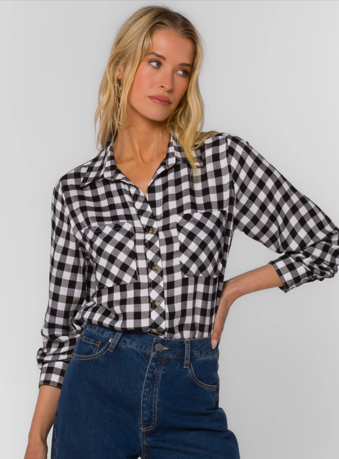 Kacia Gingham Top