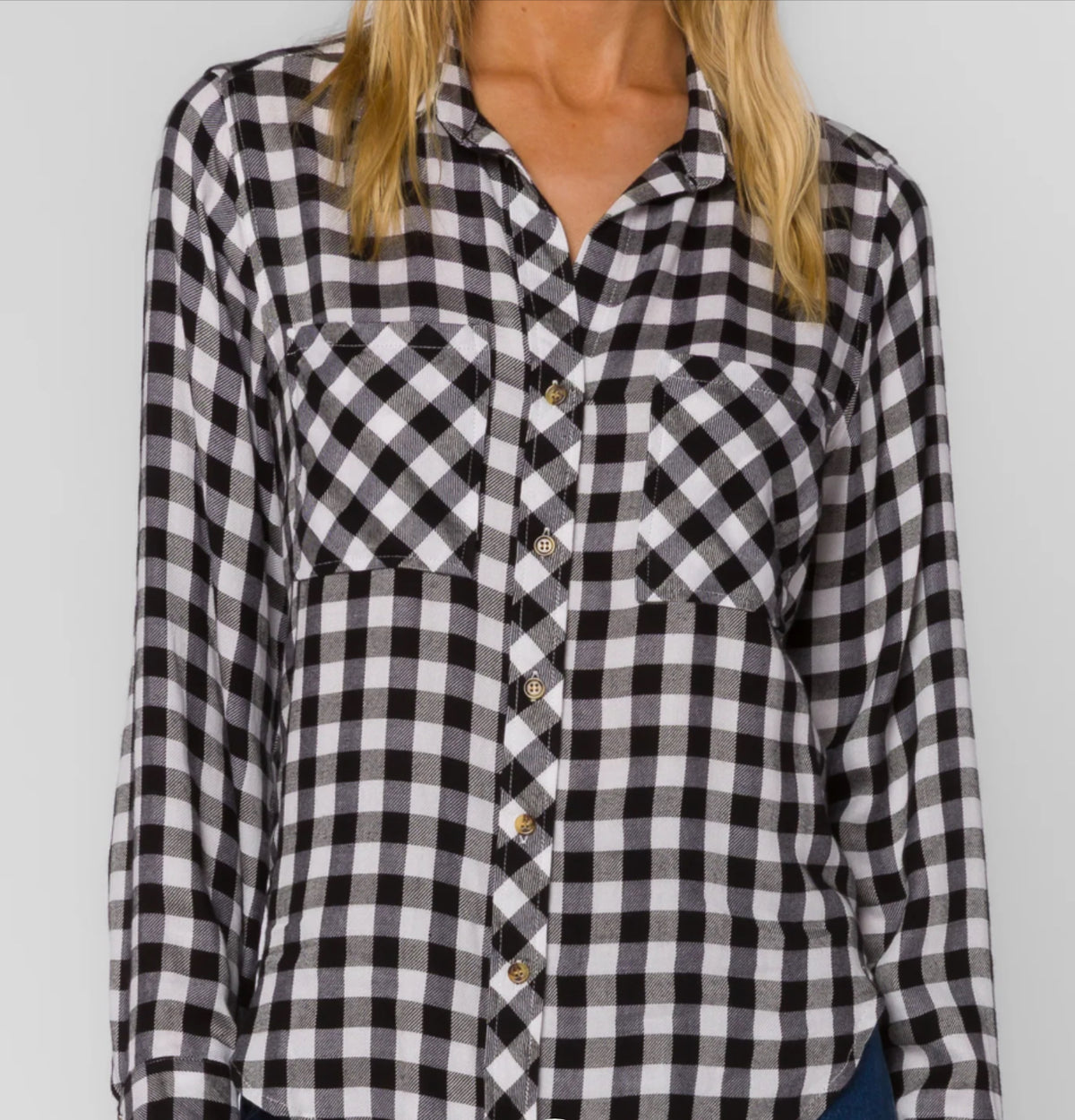 Kacia Gingham Top