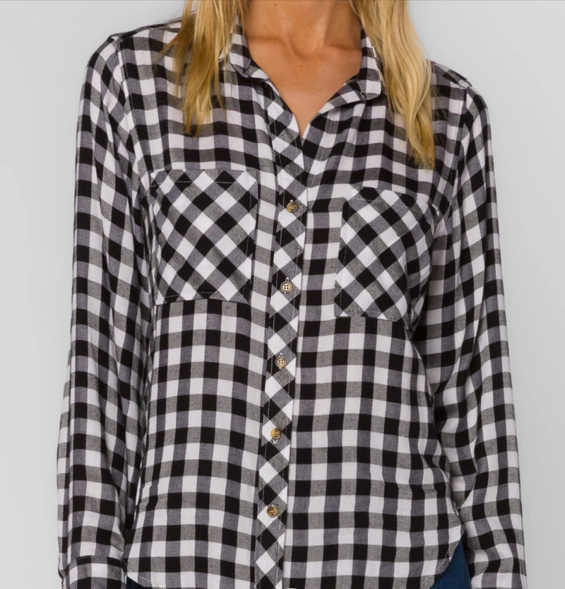 Kacia Gingham Top