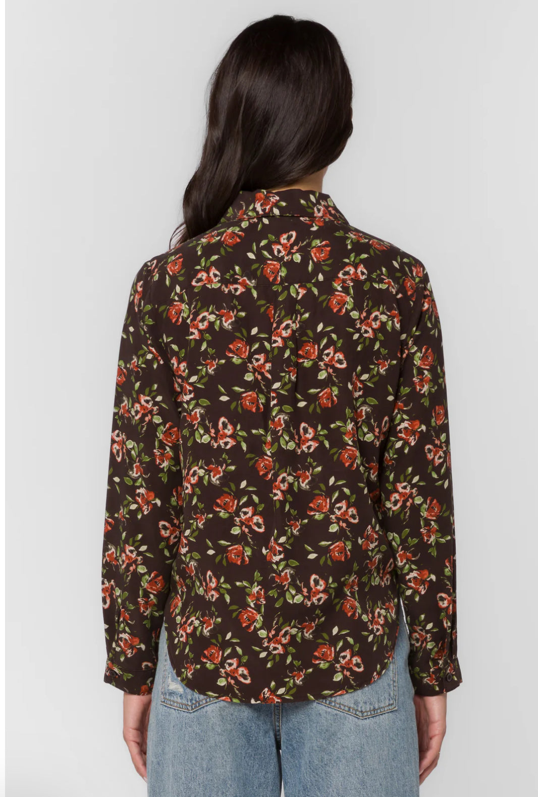 Natalie Watercolour Blossom Blouse