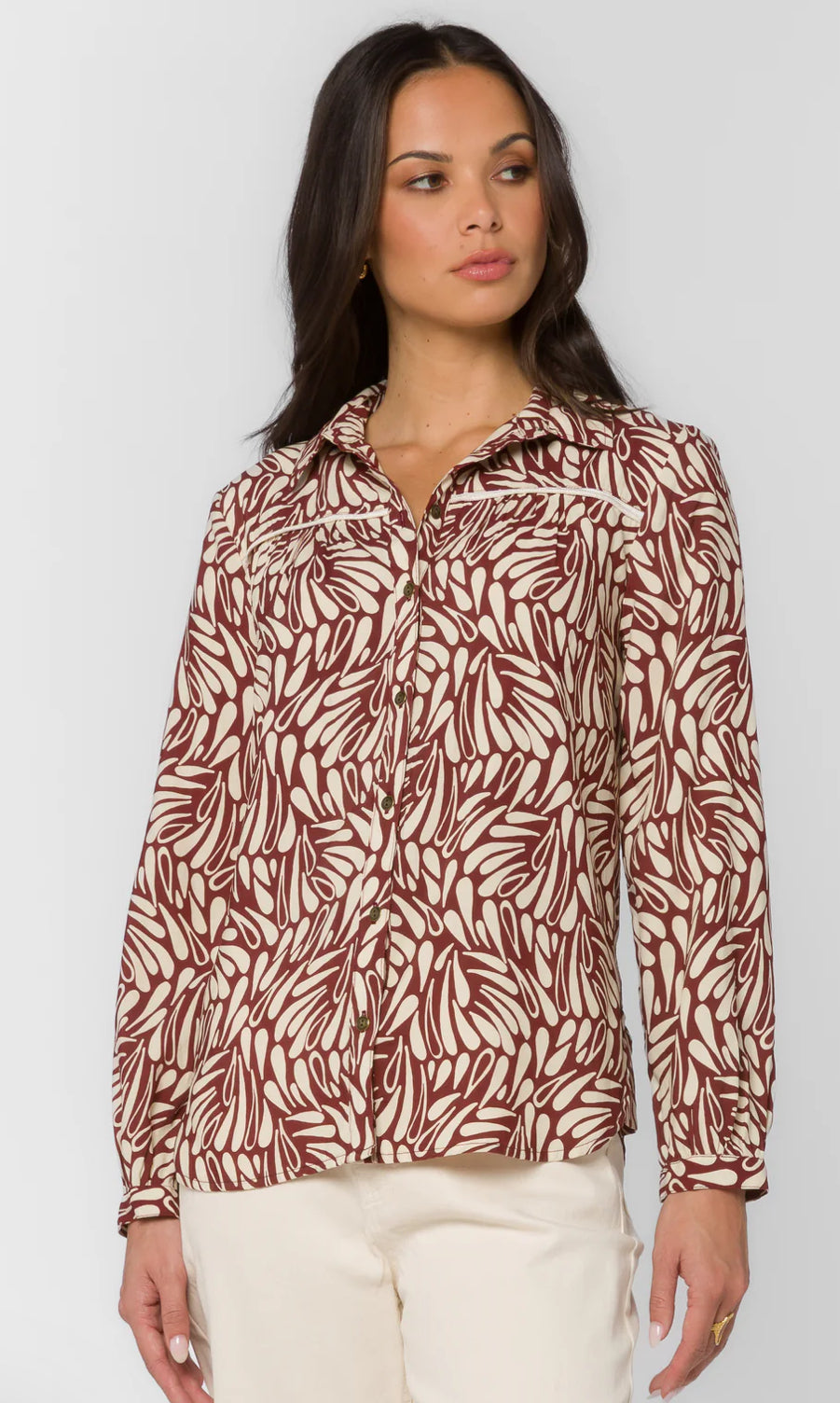 Aven Bordeaux Dew Shirt