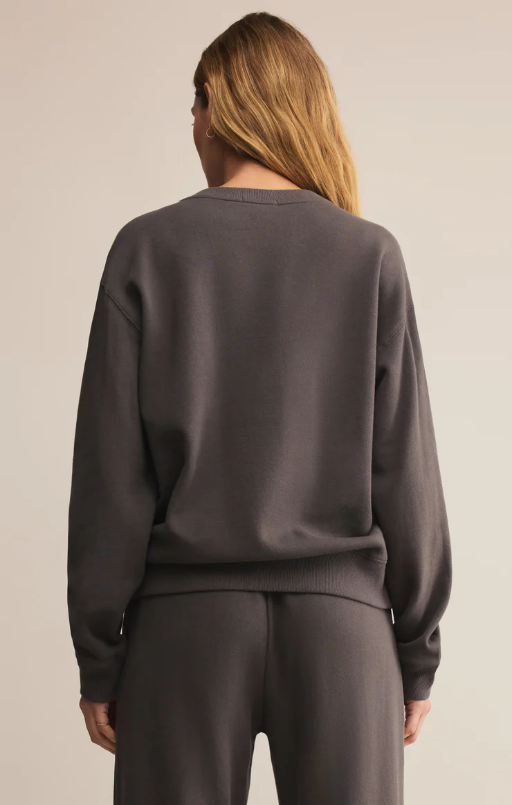 Boyfriend Cotton Sweatshirt