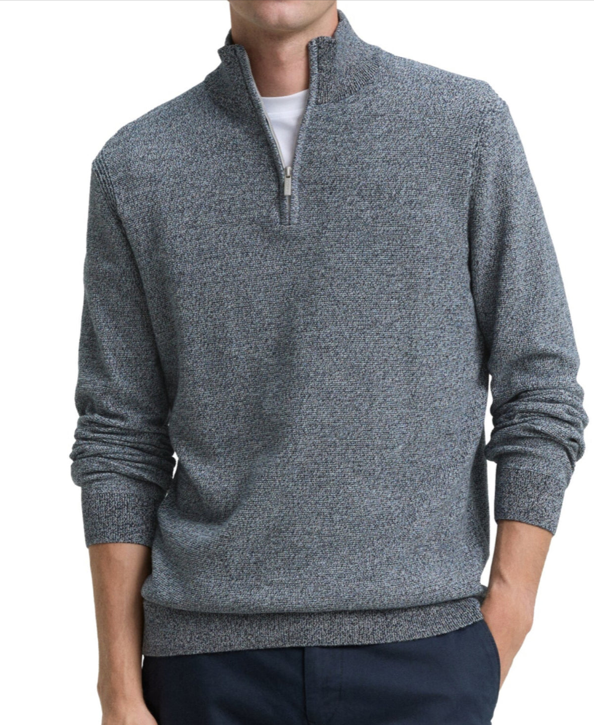 Cotton Cashmere Knitted Troyer