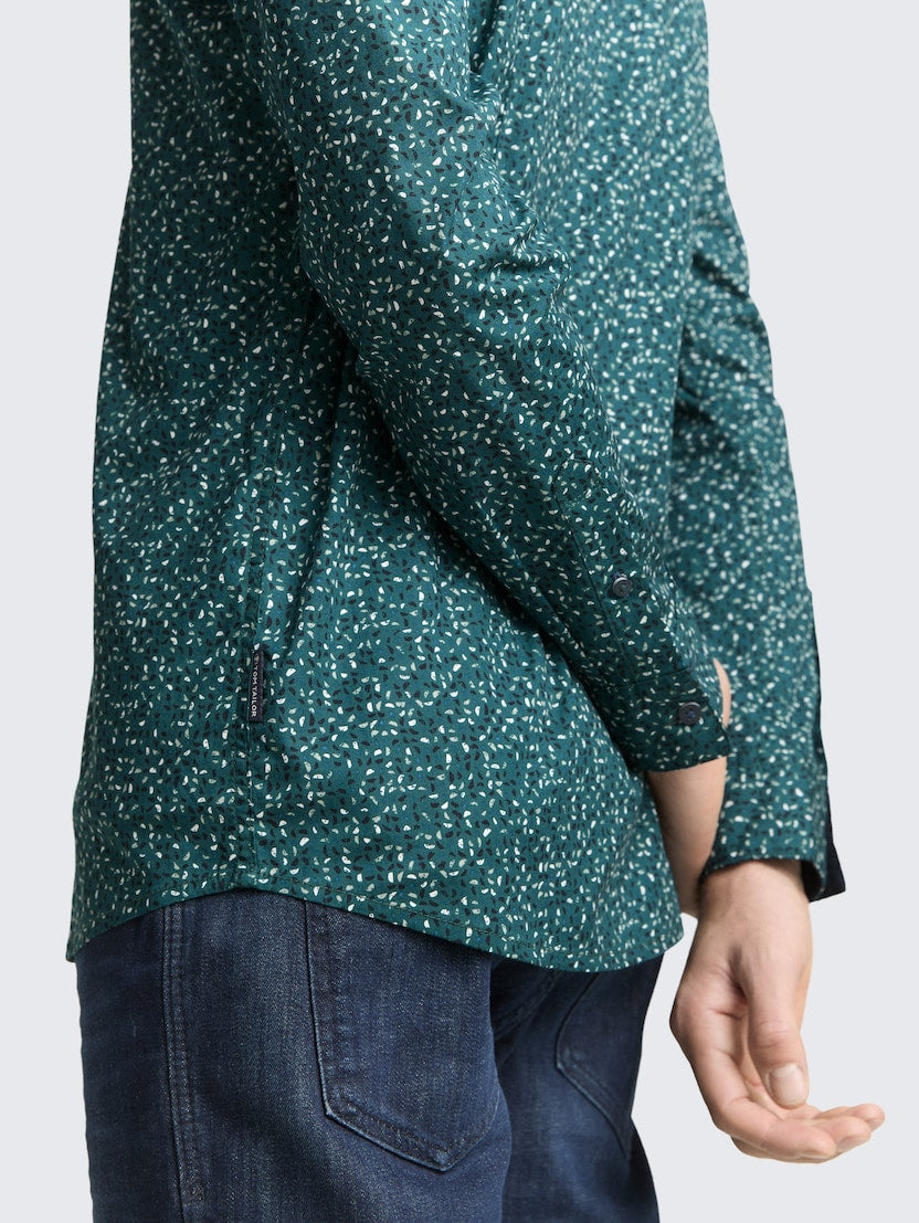 Fitted Printed Shirt - Meadow