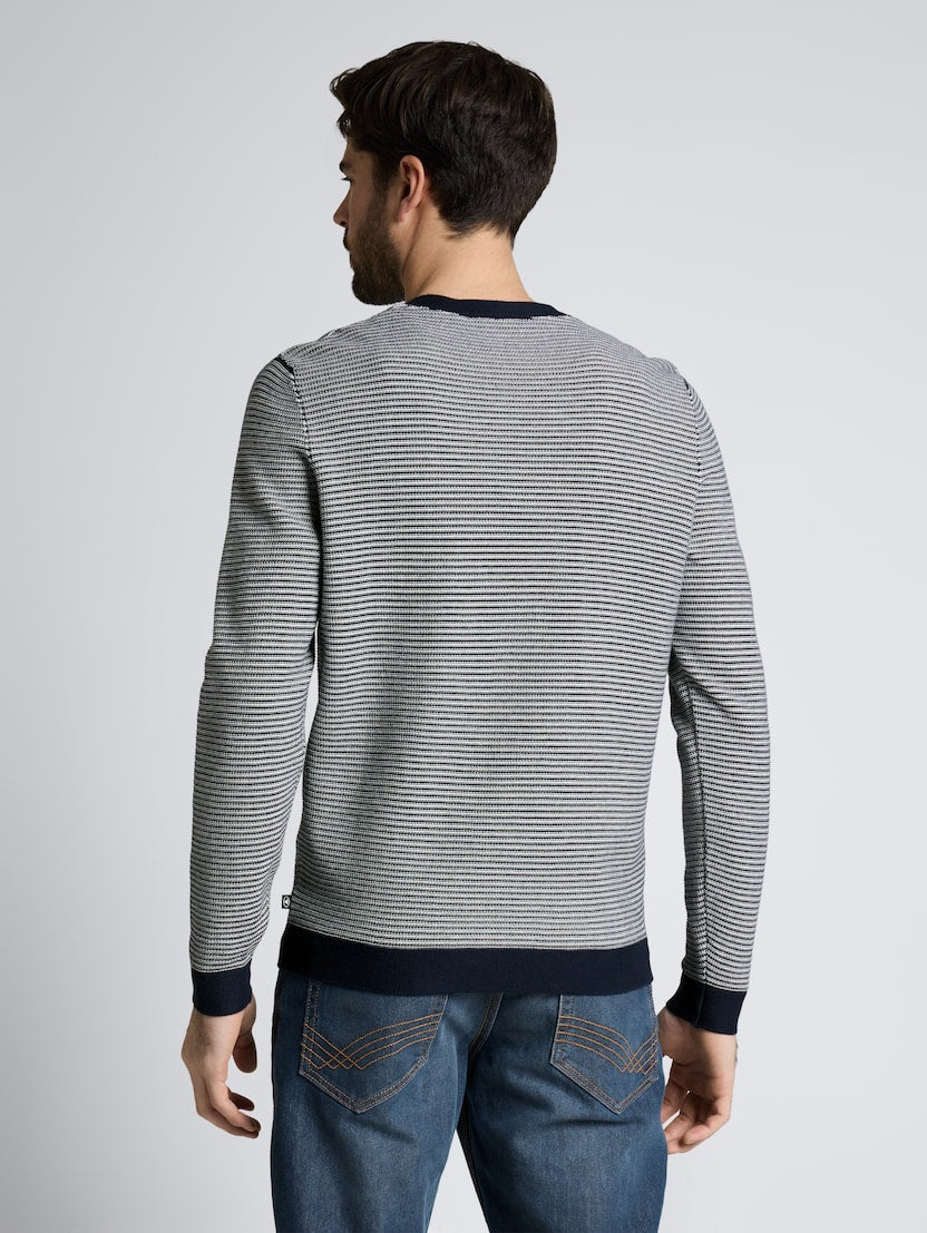 Striped Crewneck Pullover