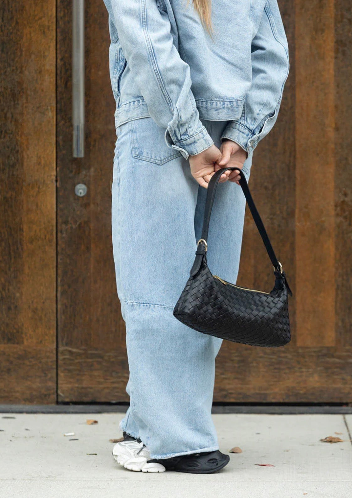RHEA Handwoven Bag - Black