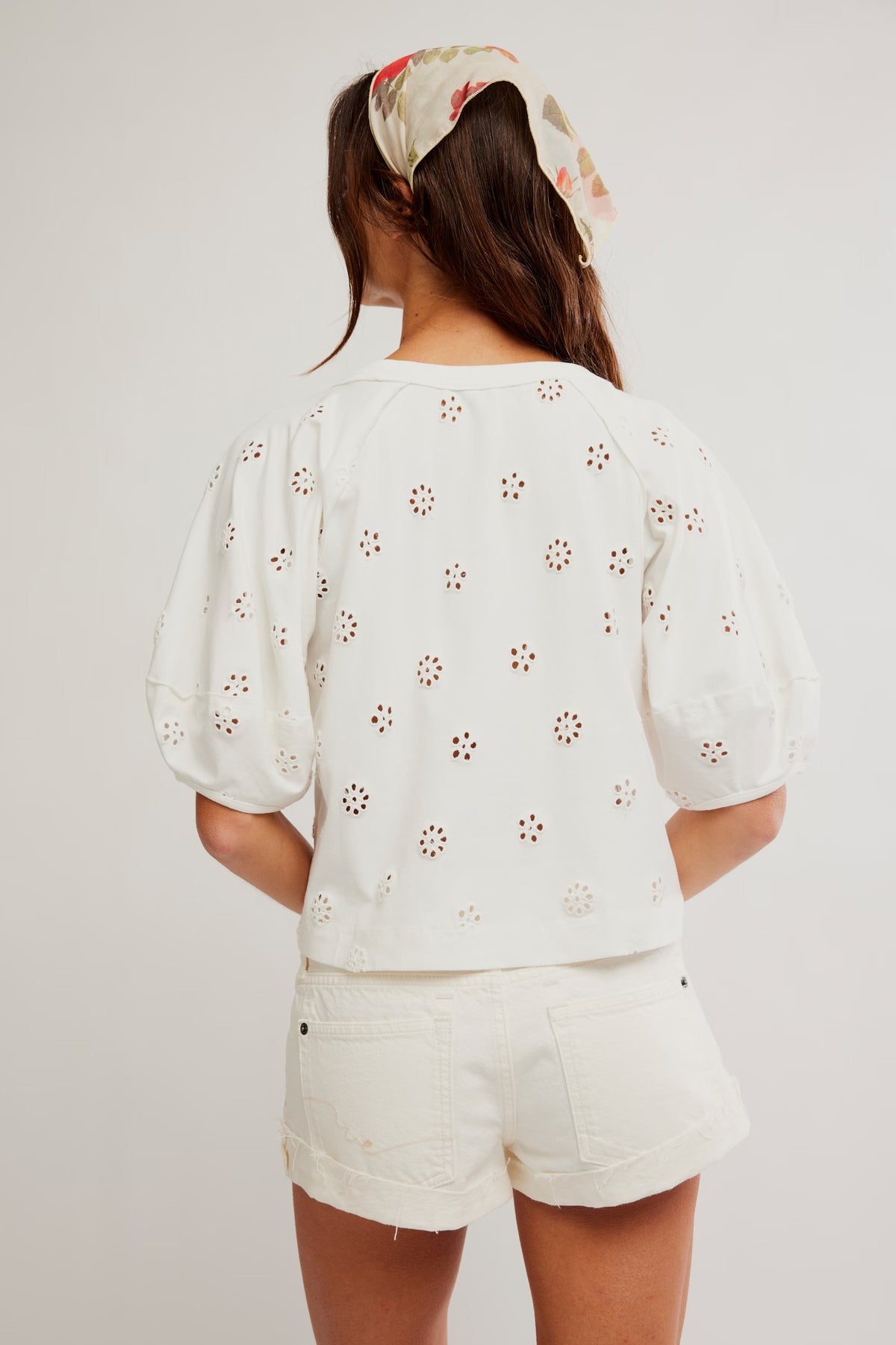 Jessie Eyelet Tee