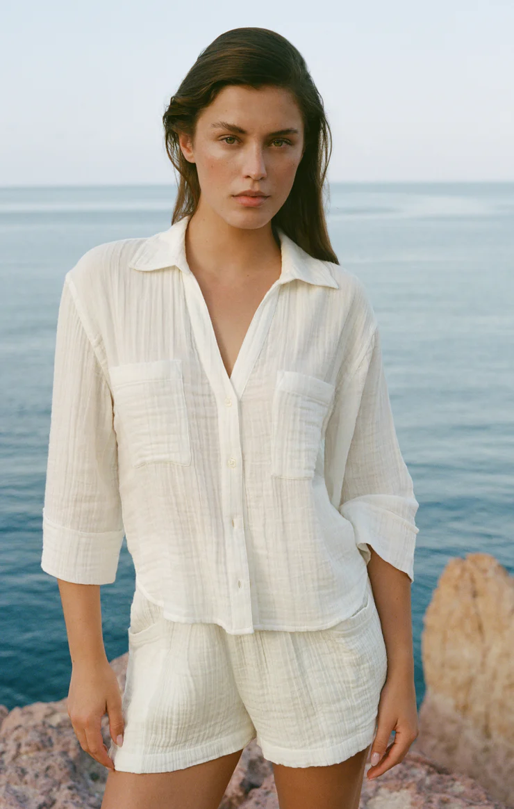 Helena Button Up
