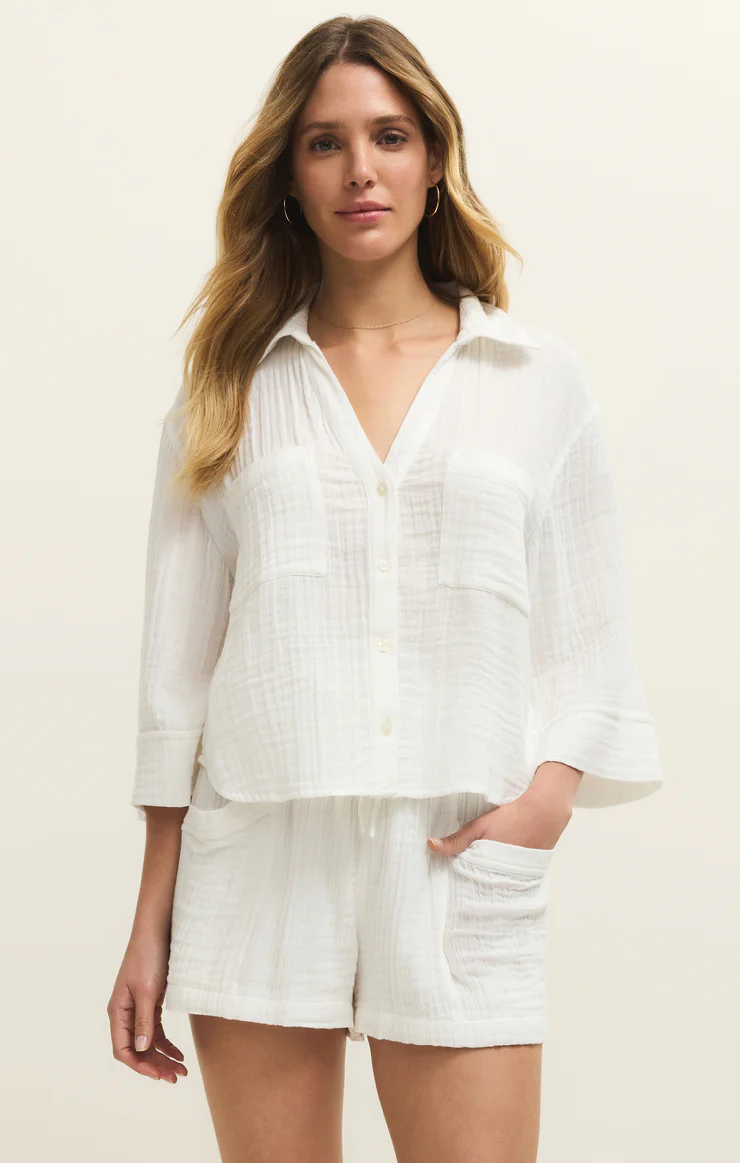 Helena Button Up