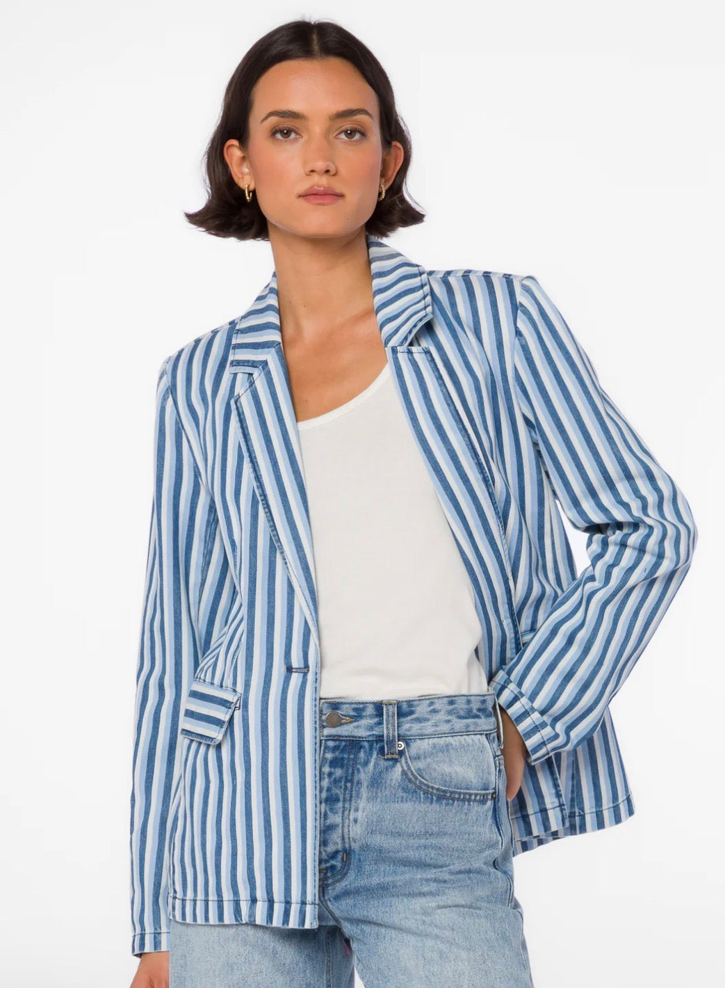 Beni Blue Stripe Blazer
