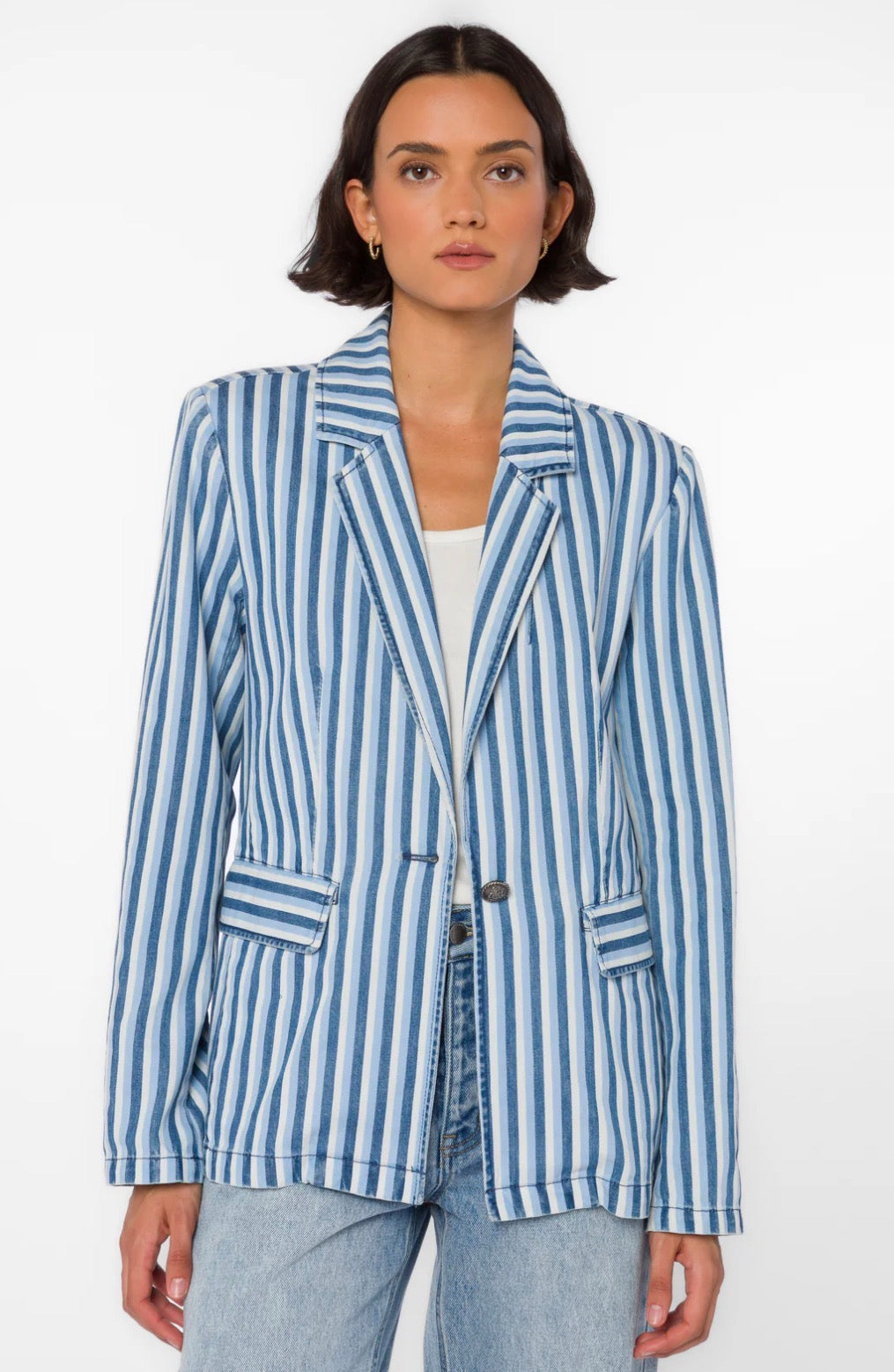 Beni Blue Stripe Blazer