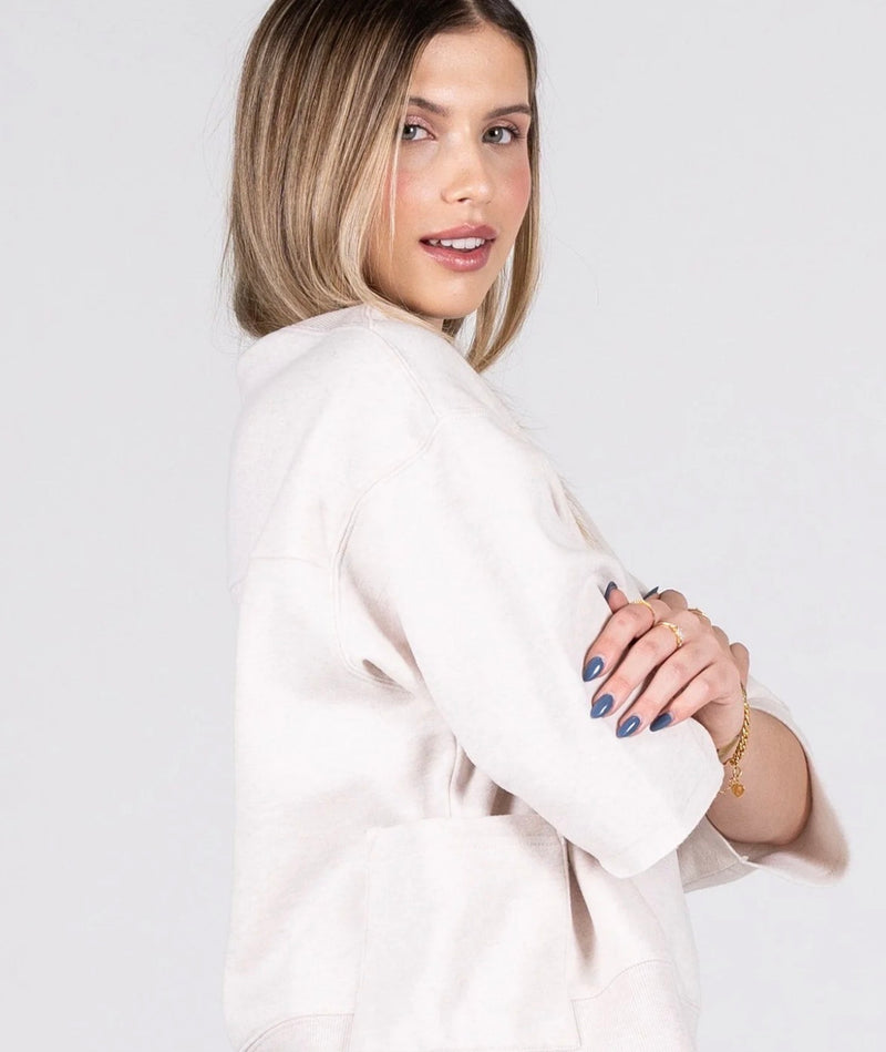 Recycled Poly/Cotton Relaxed Fit Crewneck