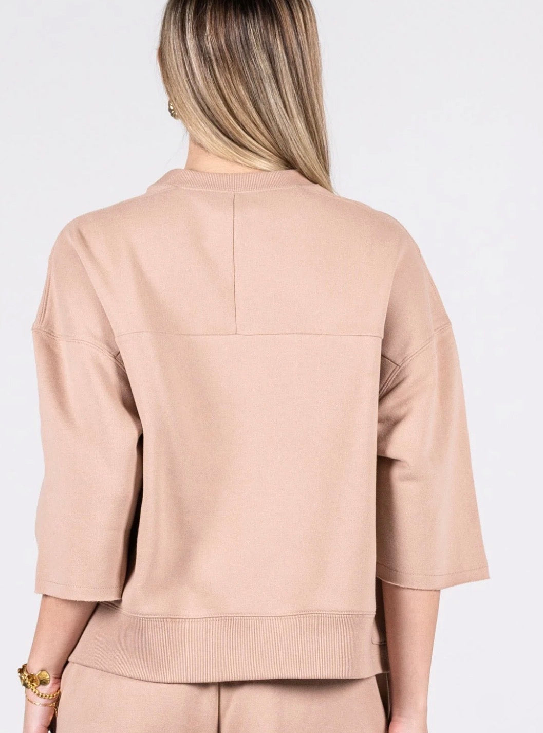 Recycled Poly/Cotton Relaxed Fit Crewneck