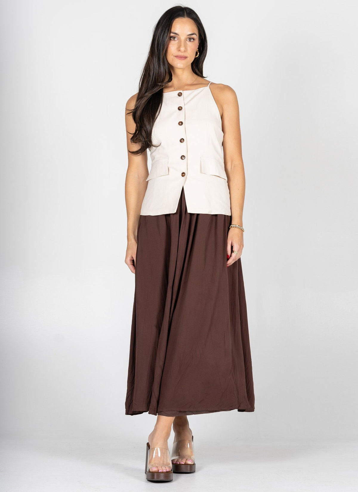 Two Piece Vest Skirt
