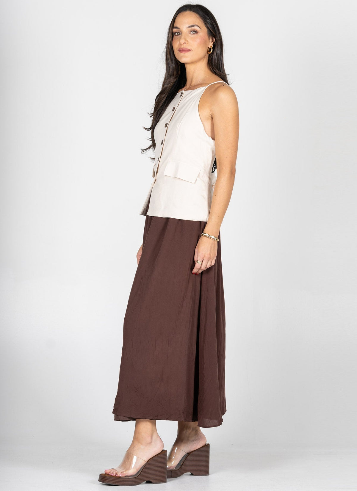 Two Piece Vest Skirt