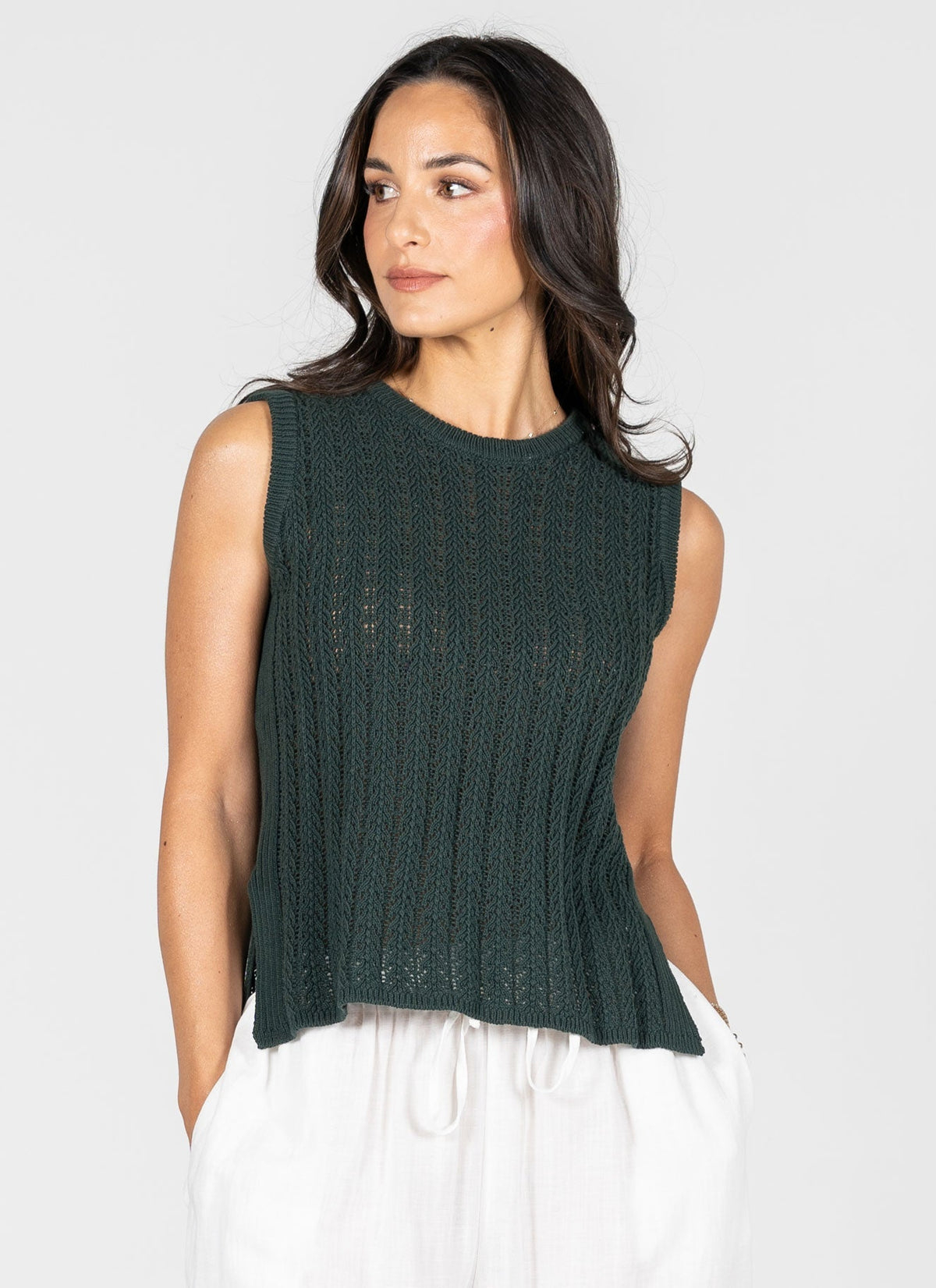 Knit Pattern Tank