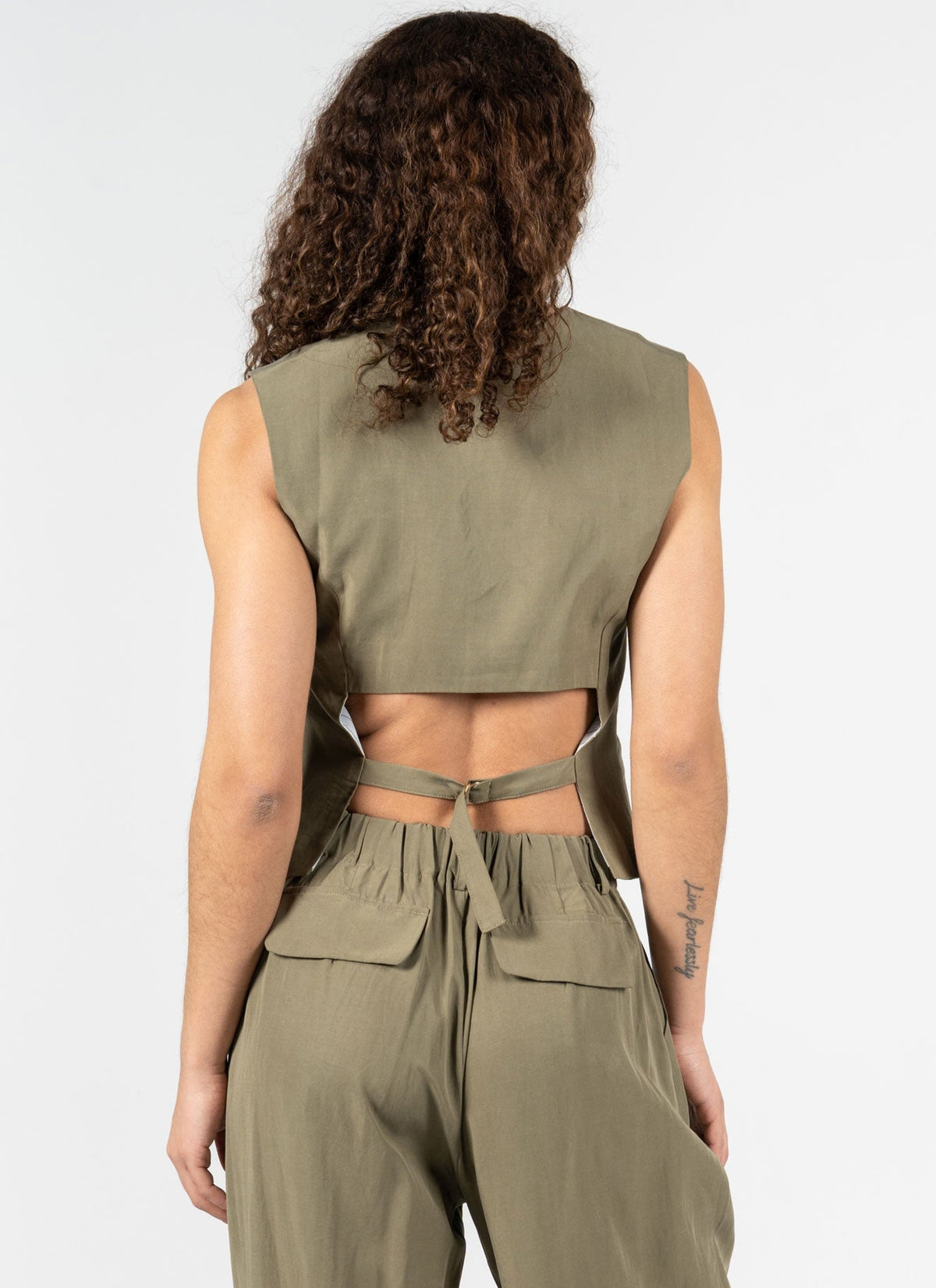 Linen Tencel Vest