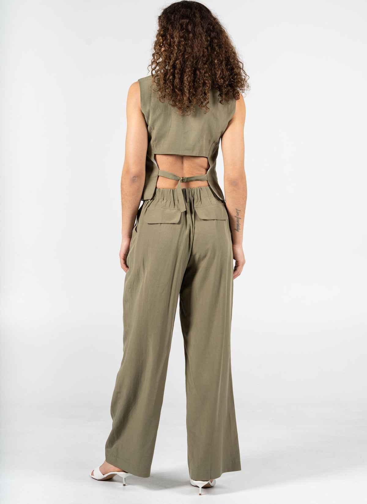Linen Tencel Dress Pant