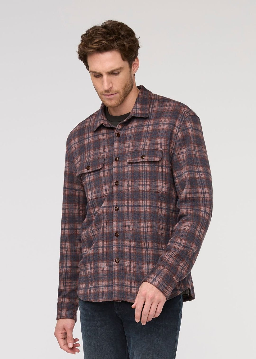 Performance Flannel Button Down