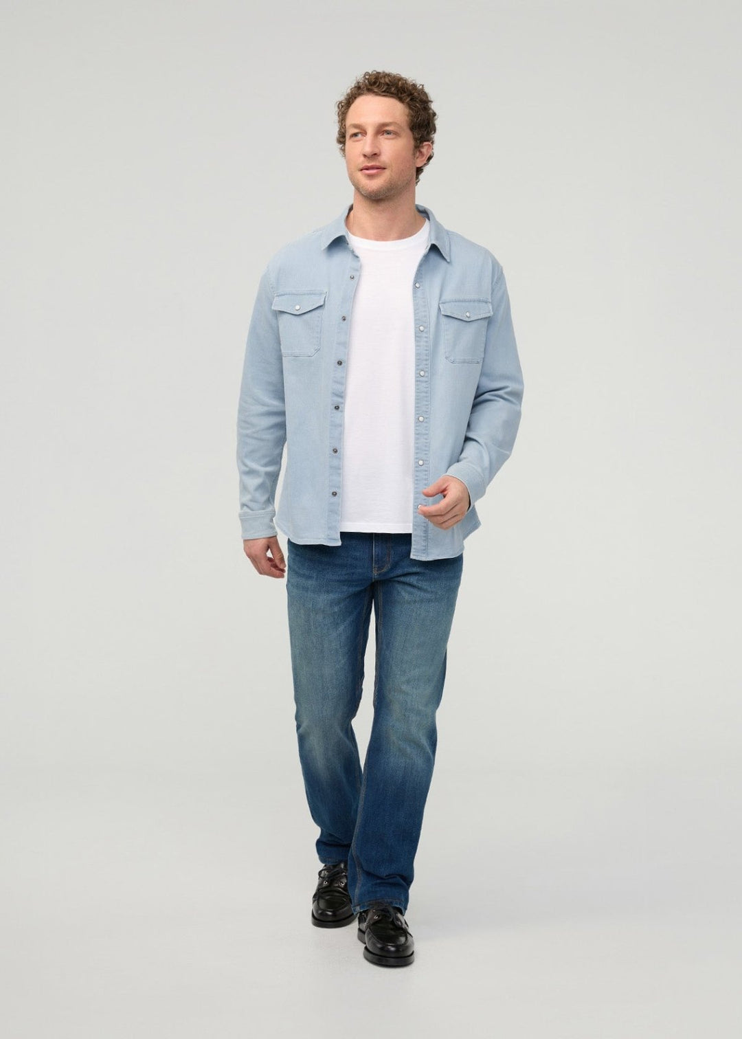 Performance Denim Lite Two-Pocket Shirt