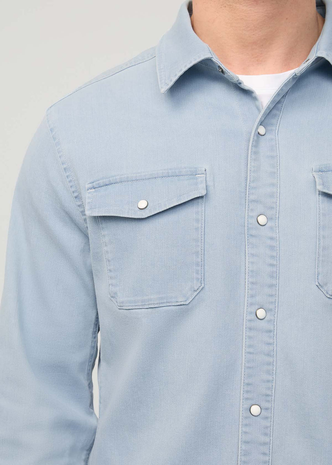 Performance Denim Lite Two-Pocket Shirt