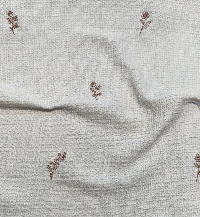 Embroidered Floral Shirt