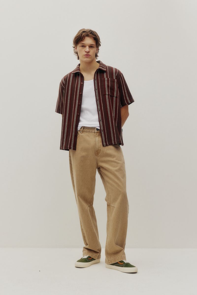 Textured Stripe Shirt