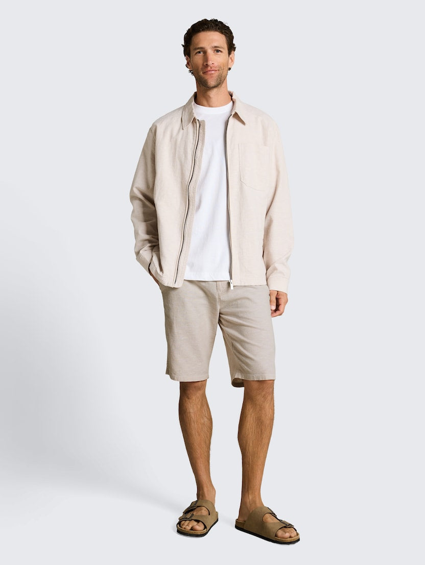 Cotton Linen Chino Shorts