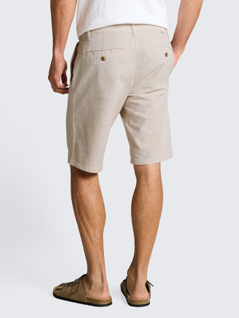 Cotton Linen Chino Shorts
