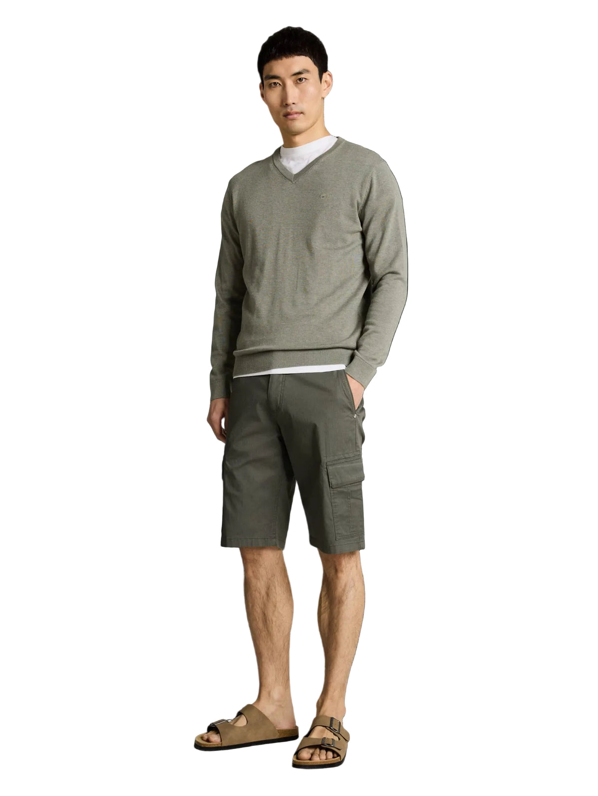 Regular Printed Cargo Shorts