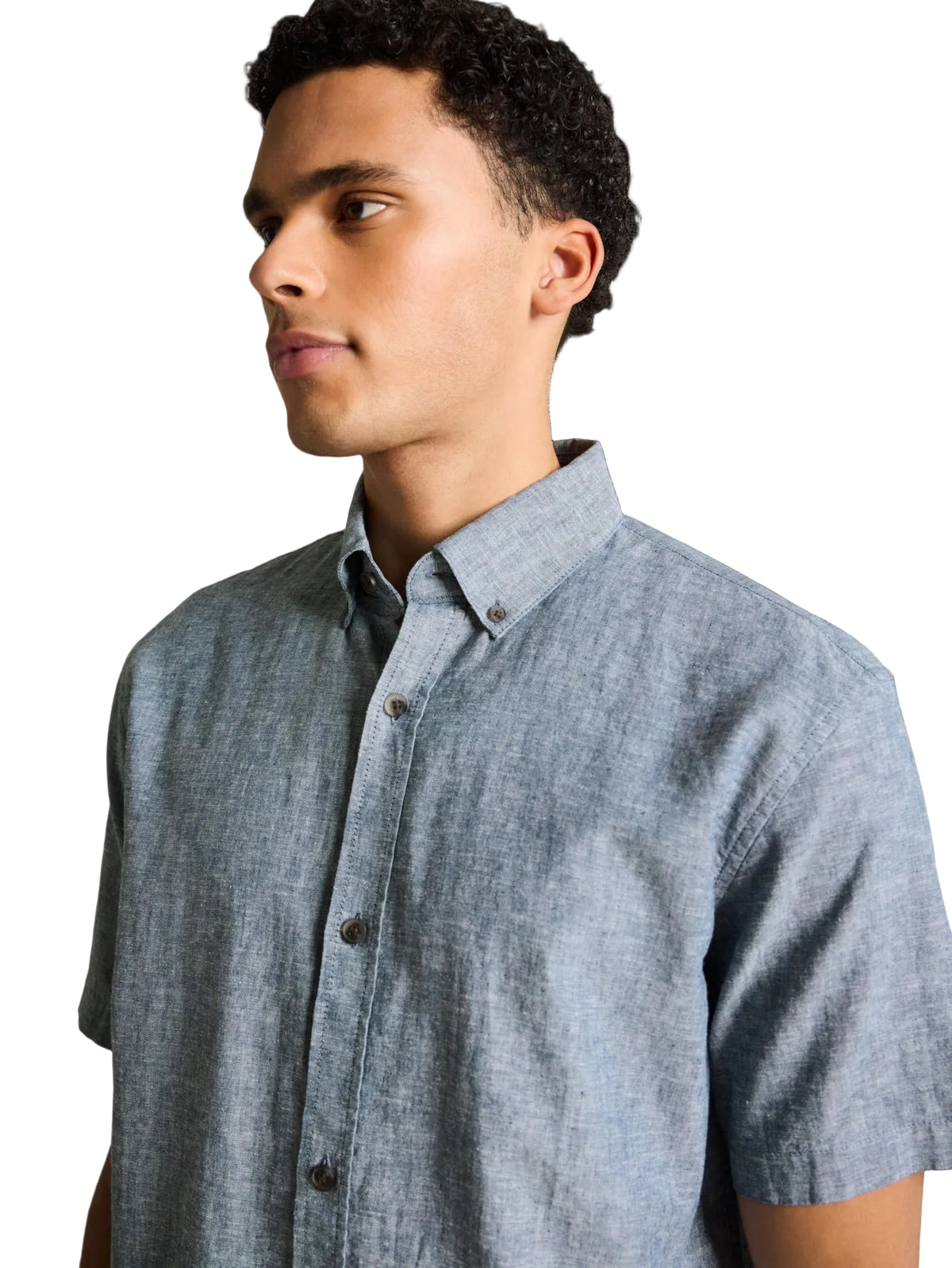 Cotton Linen Short Sleeve Shirt