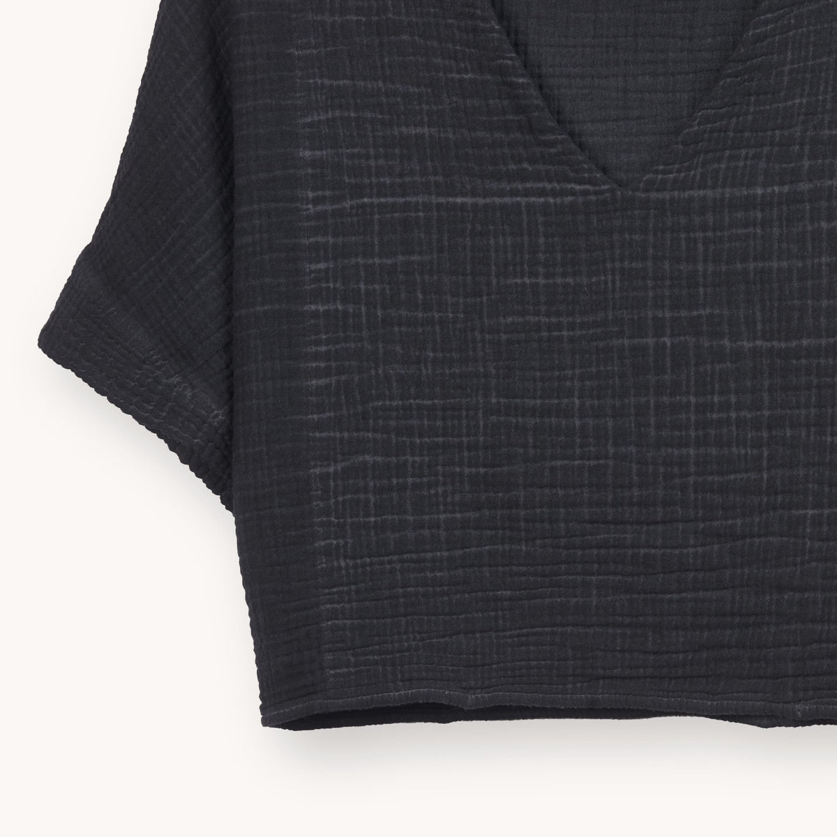Crinkle Cotton Crop Top