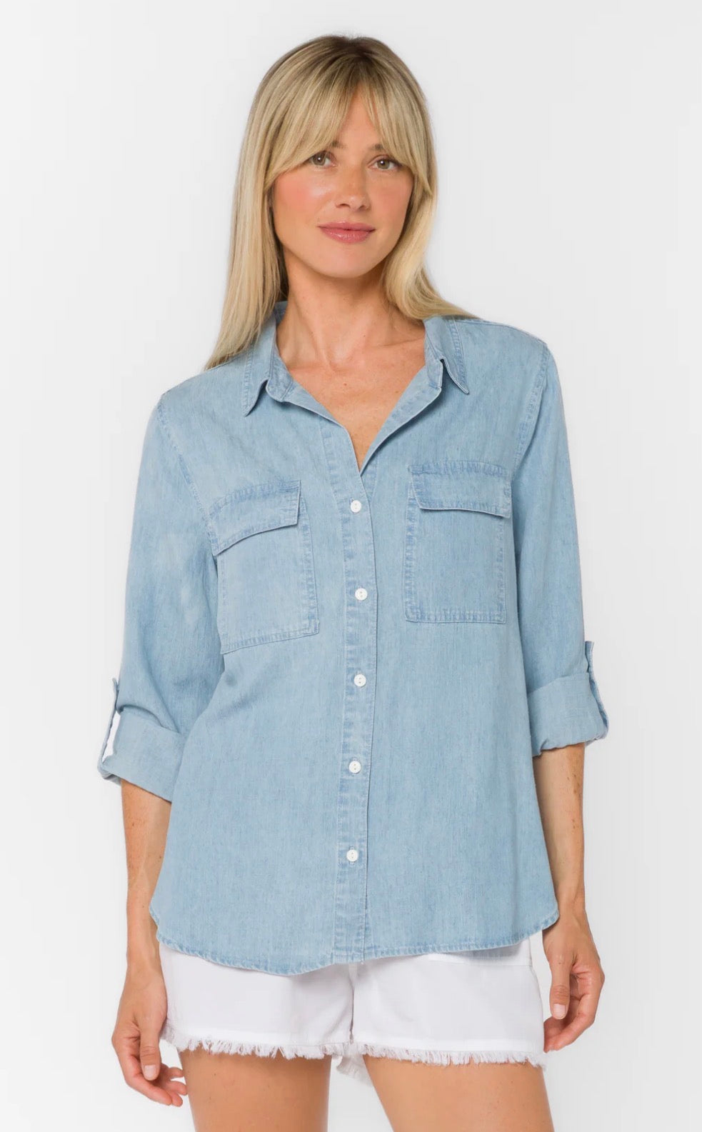 Talma Washed Blue Shirt