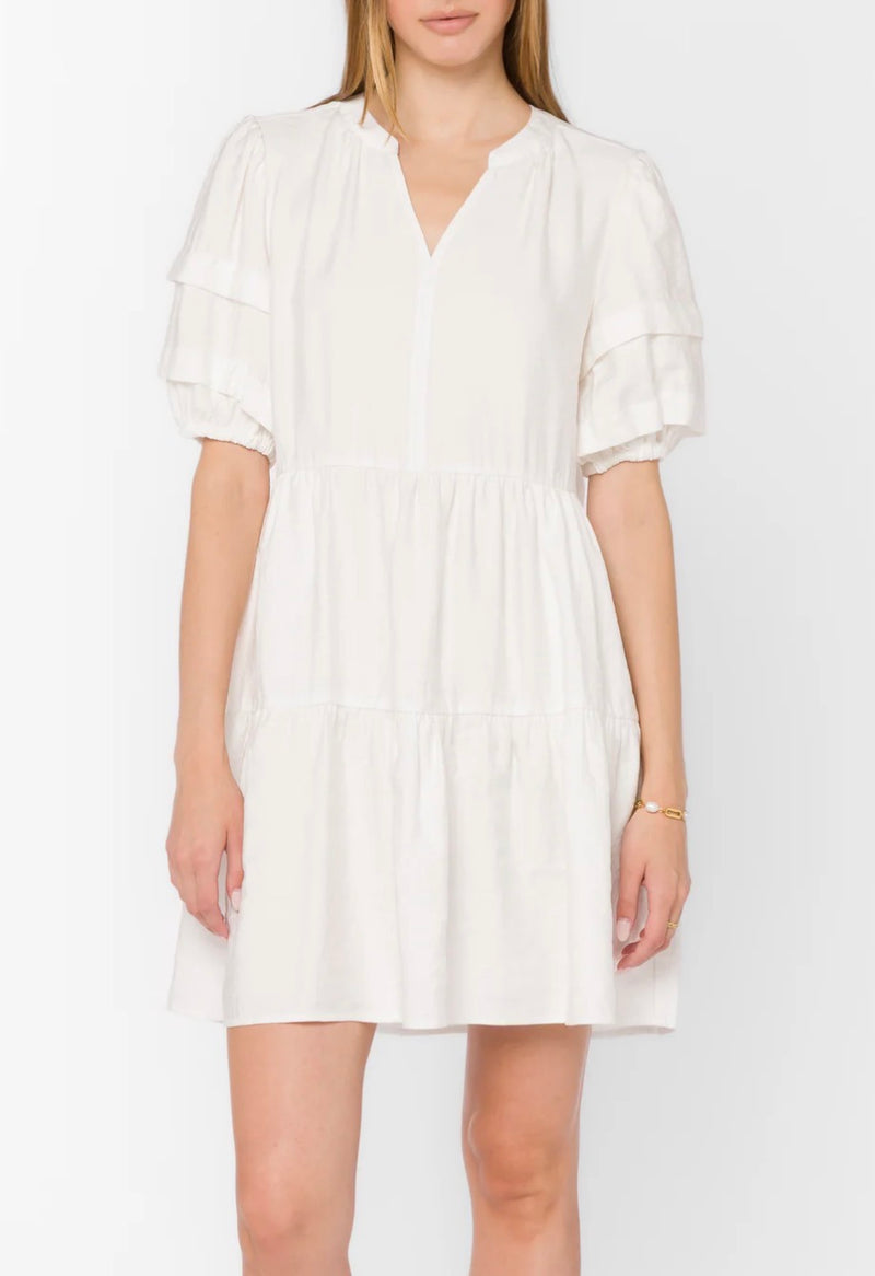Melita Optic White Dress