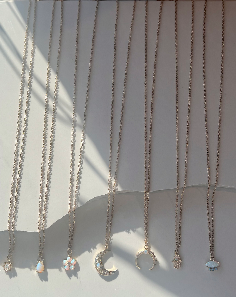 Opal Sun Pendant
