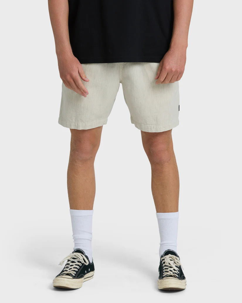 San O Layback 16” Linen Shorts
