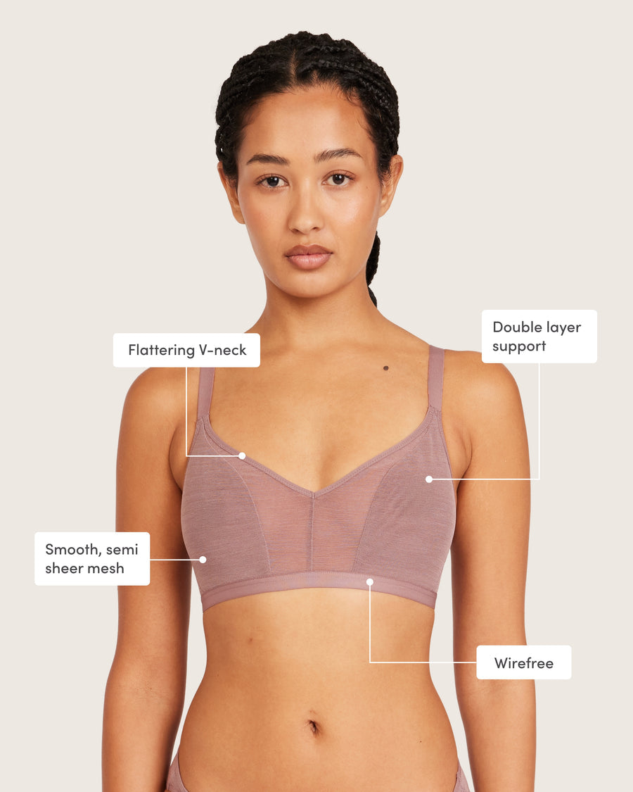 Freshmesh Crop Bralette