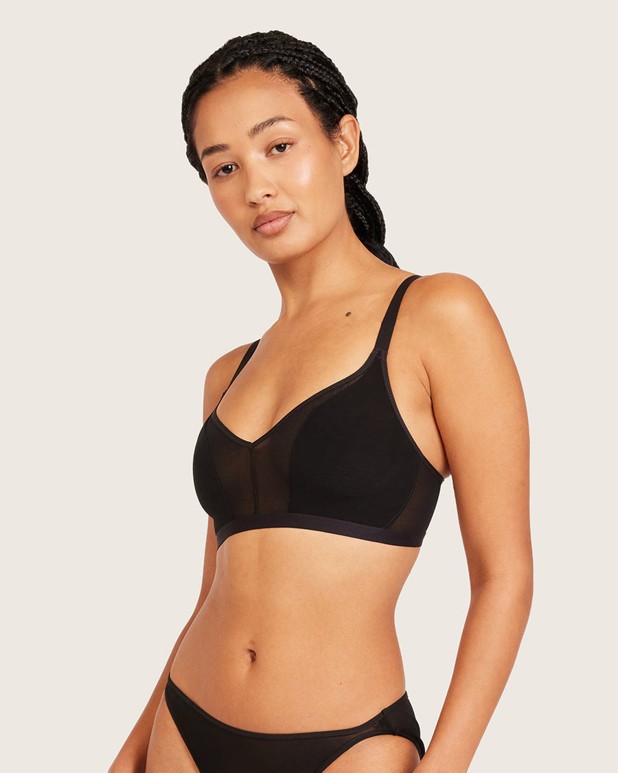 Freshmesh Crop Bralette