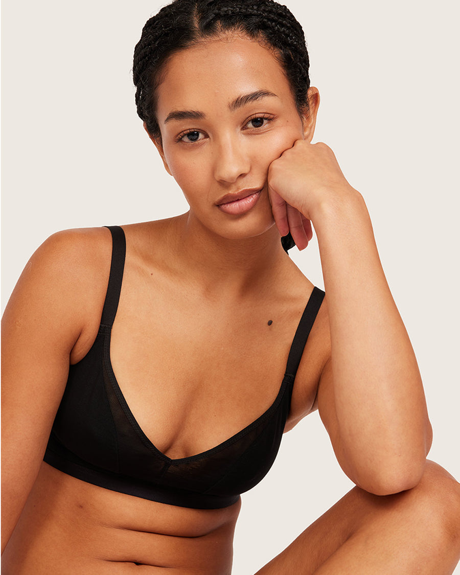 Freshmesh Crop Bralette