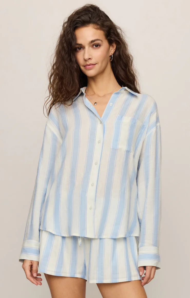 The Perfect Striped Button Up