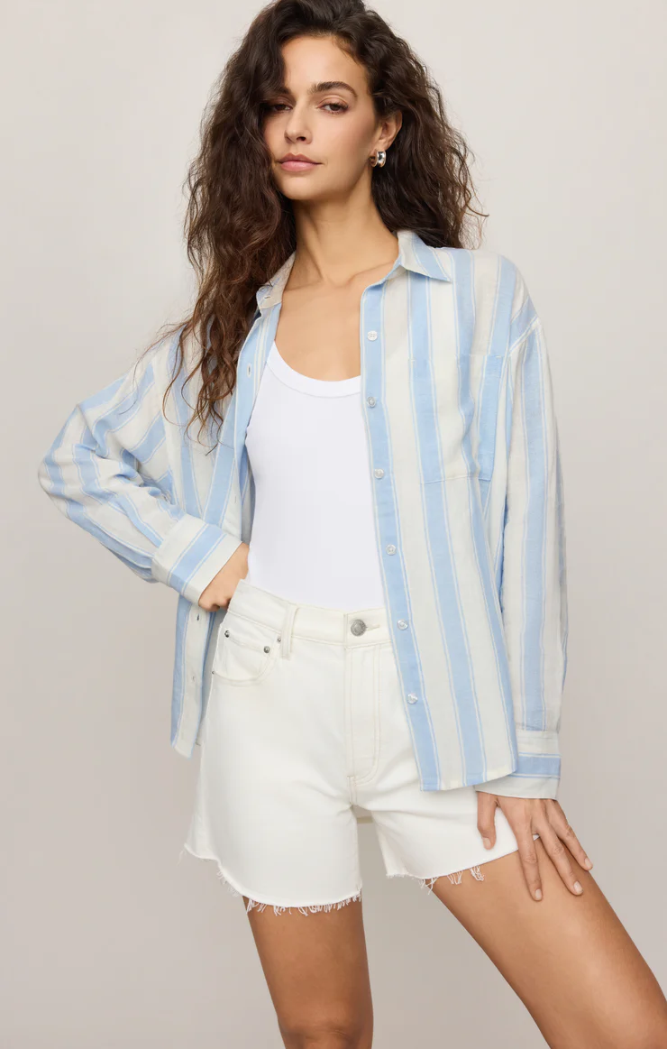 The Perfect Striped Button Up