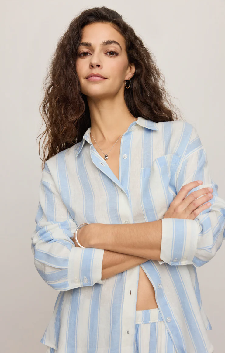 The Perfect Striped Button Up