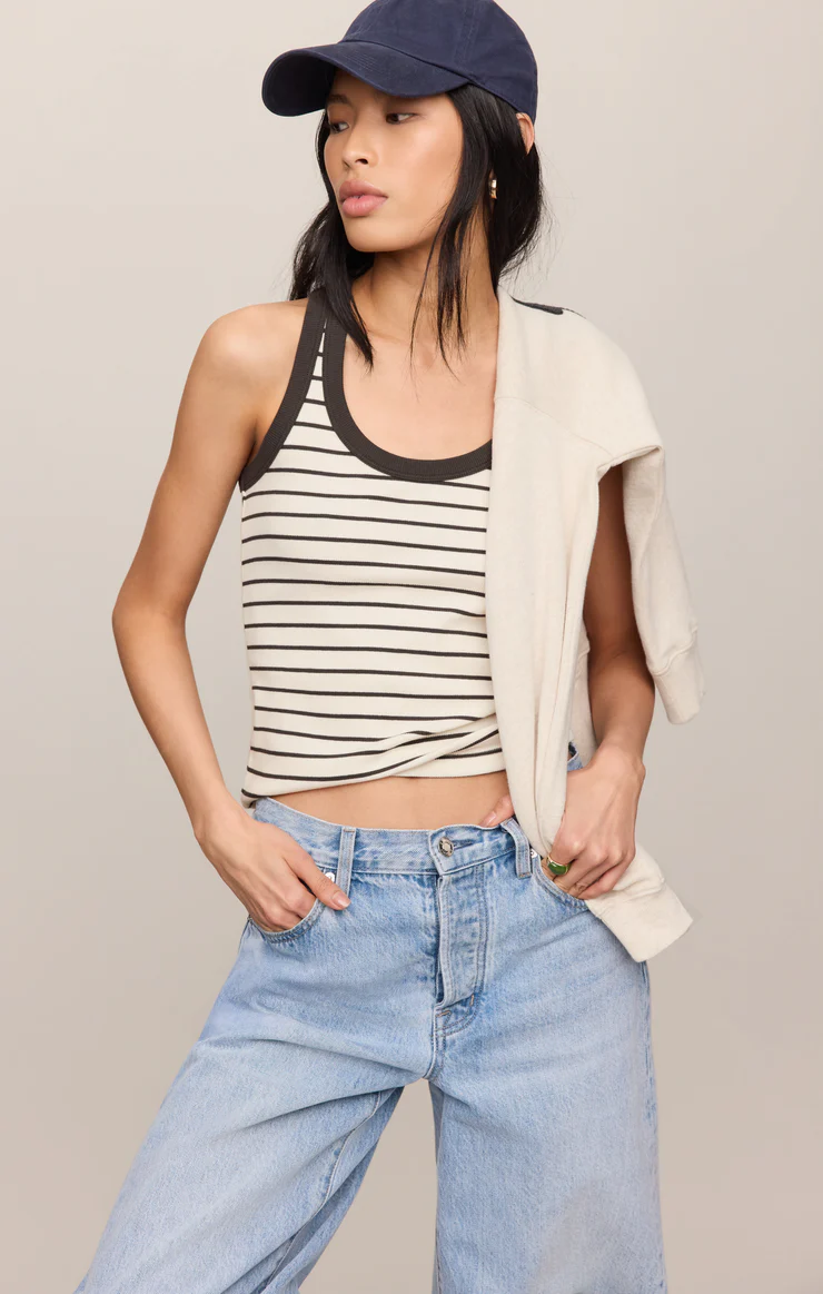 Rowe Sriped Scoop Tank