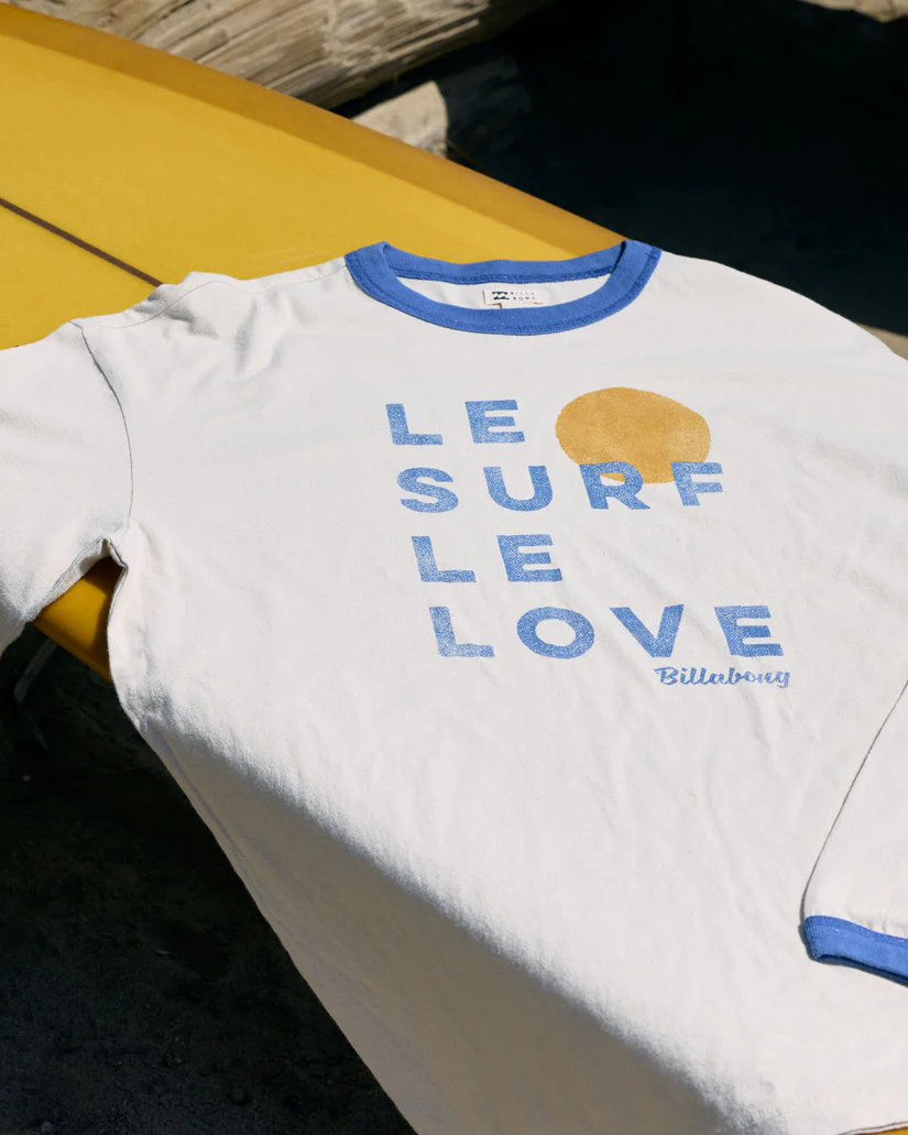 Le Love Surf Ringer Long Sleeve