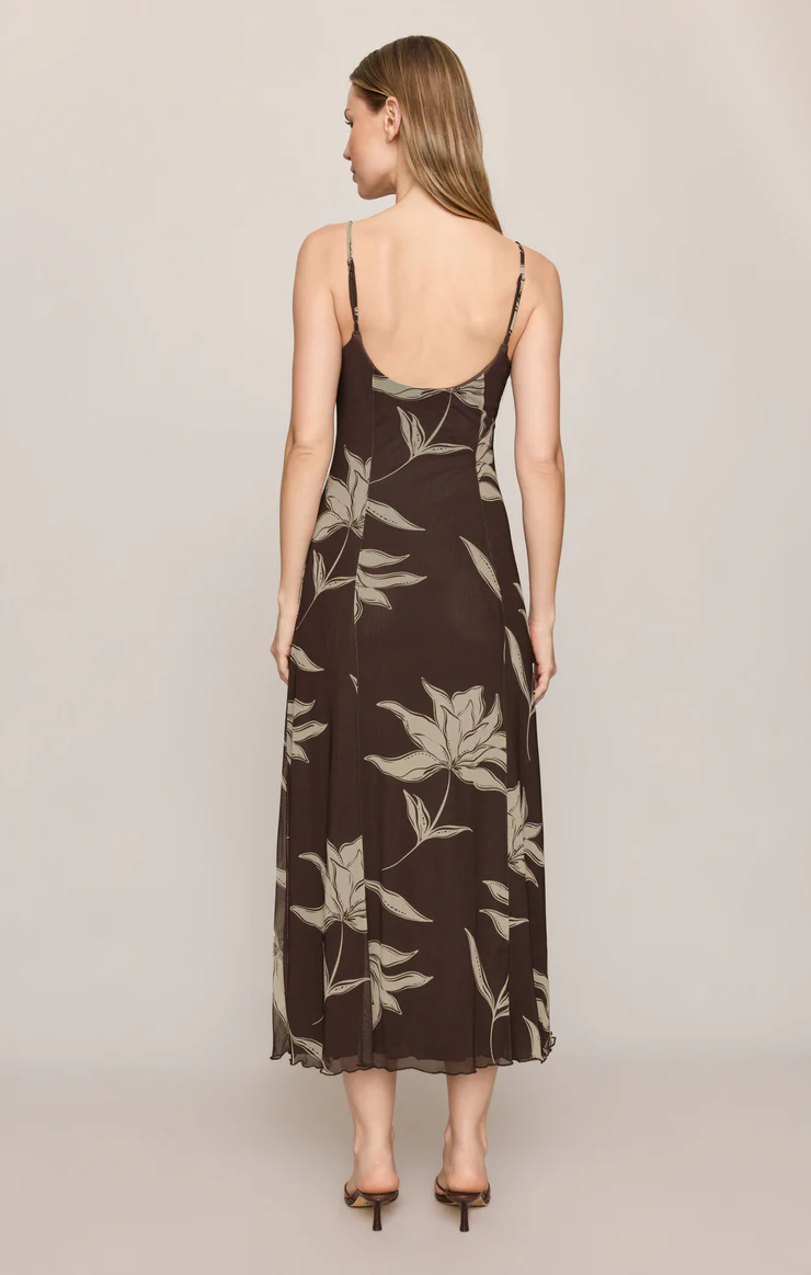 Charisma FLoral Mesh Maxi Dress
