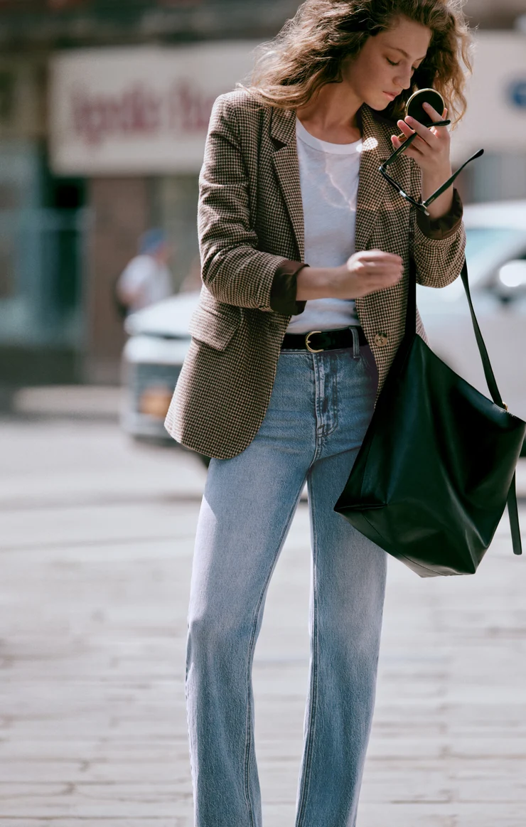 The Muse High Rise Straight Denim
